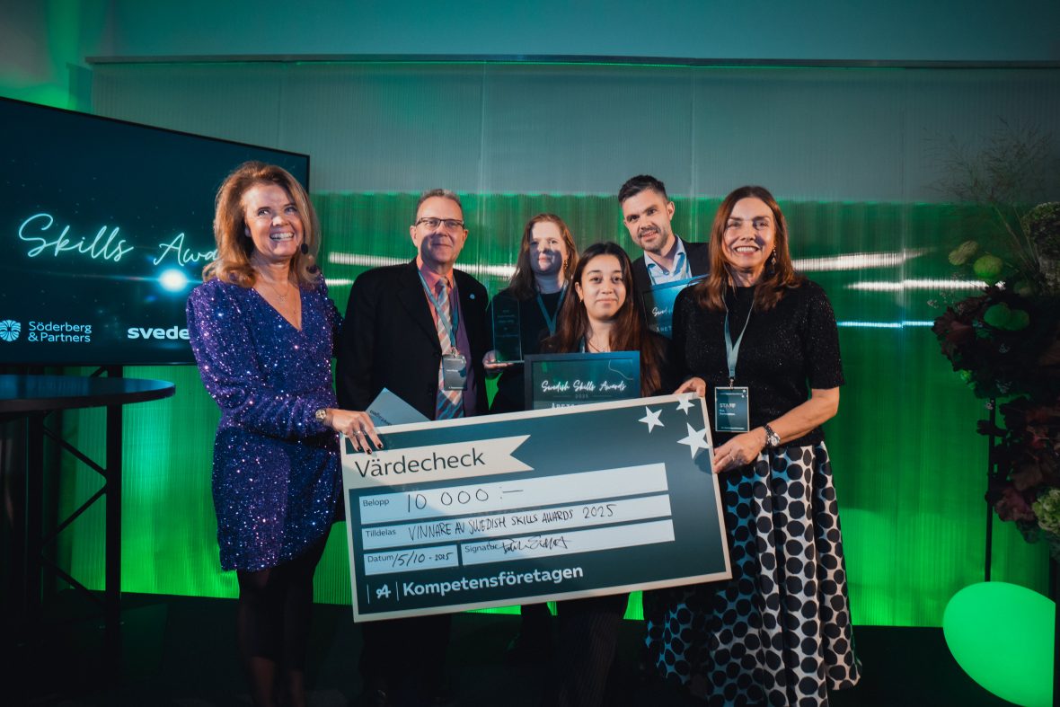 Bild från Kompetensföretagens Skills awards 2025.